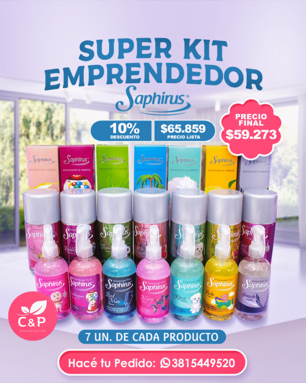 KIT 21 PRODUCTOS SAPHIRUS