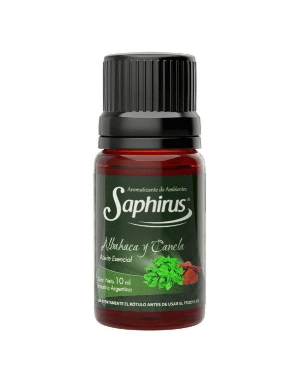 Aceite para Hornillos Albahaca y Canela SAPHIRUS