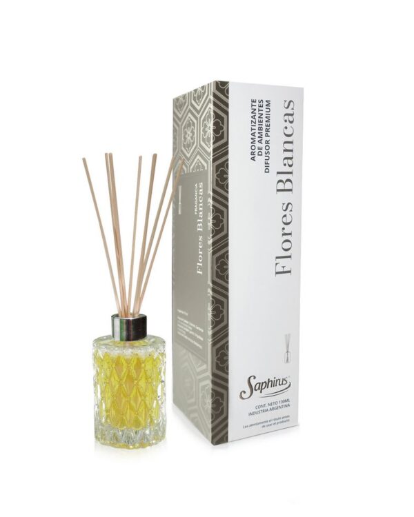 Difusor Premium Flores Blancas
