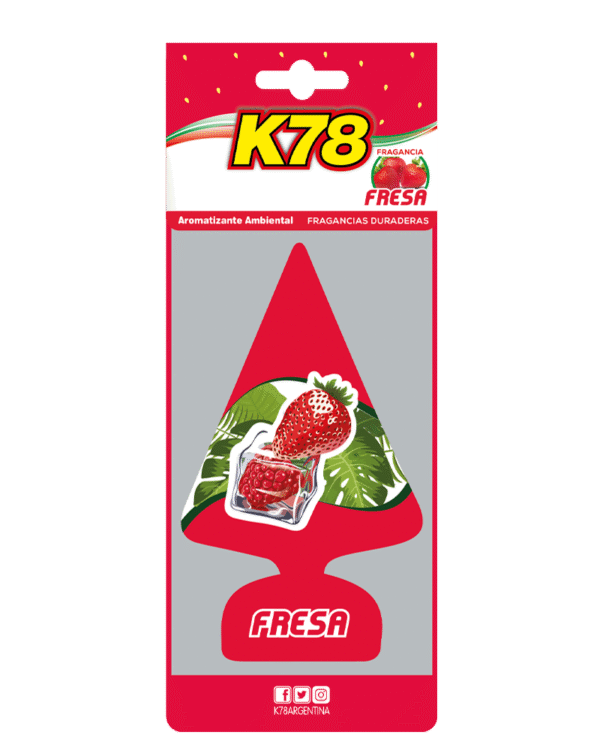 Aromatizante en Pinito  - Fresa